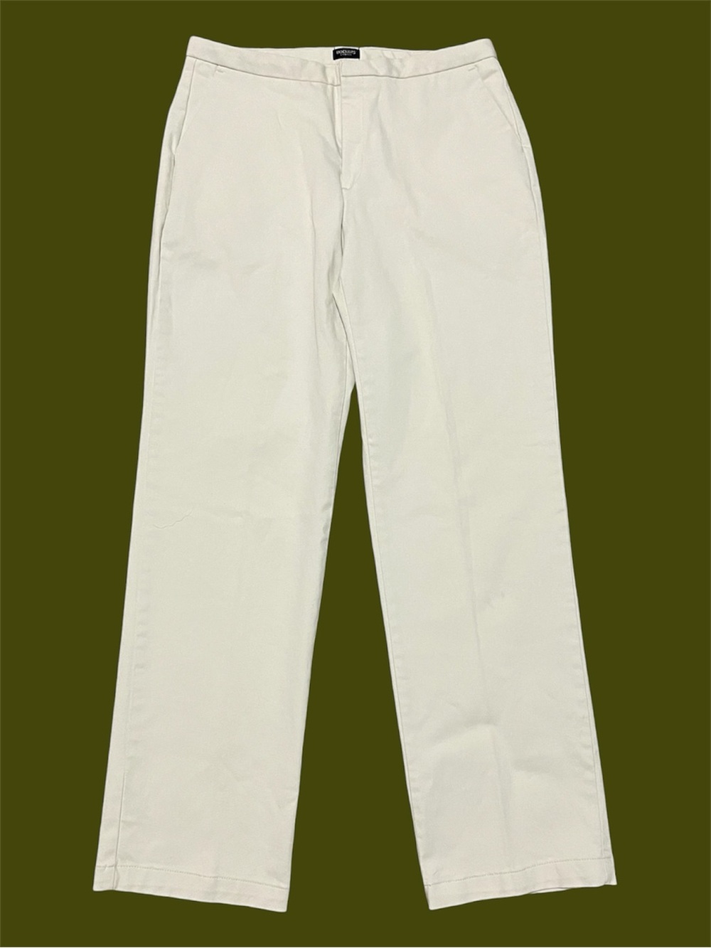 Dockers brand khaki stretch straight leg pants size women’s 10